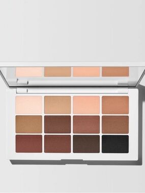 Makeup By Mario Master Mattes Eyeshadow Palette - Cream, Tan, Brown, Black-NWOT